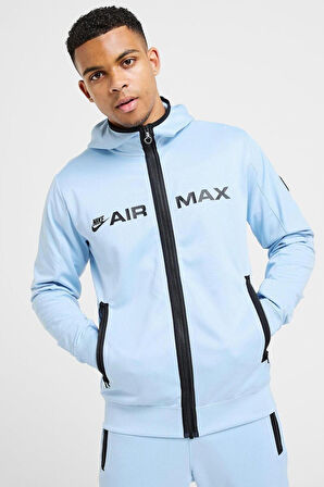 Nike Nsw Clup Air Max Hoodie Erkek Mavi Spor Ceket 