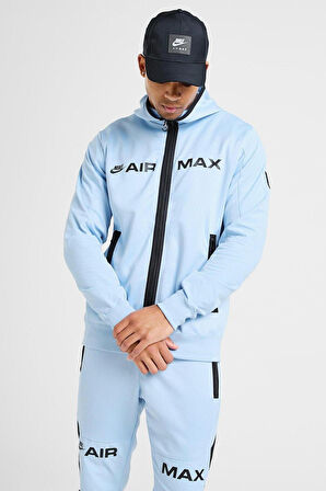 Nike Nsw Clup Air Max Hoodie Erkek Mavi Spor Ceket 