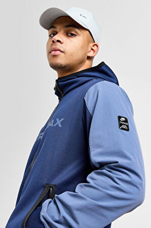 Nike Nsw Clup Air Max Hoodie Erkek Lacivert Spor Ceket 