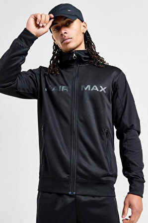 Nike Nsw Clup Air Max Hoodie Erkek Siyah Spor Ceket 