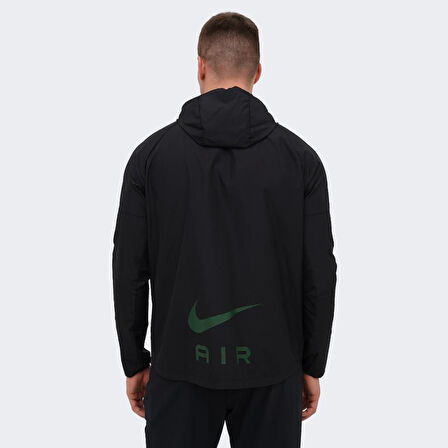 M Nsw Sw Air Run Jkt Siyah Erkek Koşu Ceketi