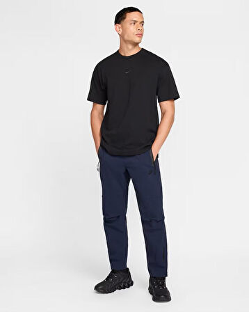 Sportswear Fleece Woven Open-Hem Lacivert Erkek Eşofman Altı