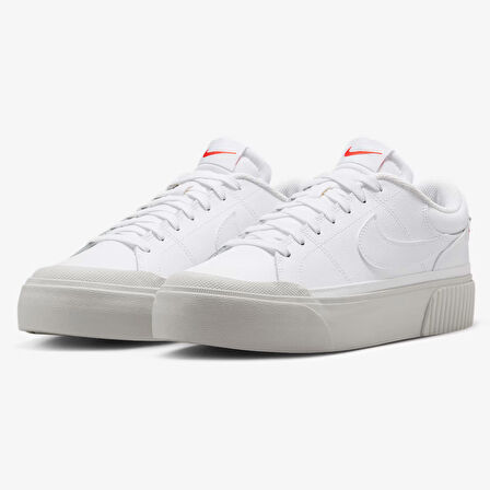Nike WMNS NIKE COURT LEGACY LIFT Kadın Beyaz Spor Ayakkabı DM7590-108