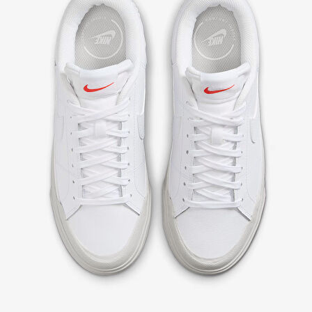 Nike WMNS NIKE COURT LEGACY LIFT Kadın Beyaz Spor Ayakkabı DM7590-108