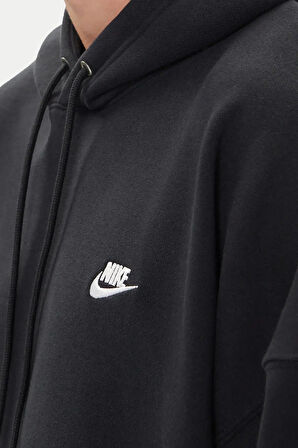 Nike New club Oversize Kesim Siyah Erkek Sweatshrit