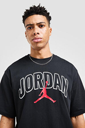 Nike Jordan Brooklyn Oversize Kesim Erkek Siyah Tişört