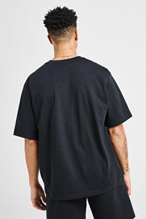 Nike Jordan Brooklyn Oversize Kesim Erkek Siyah Tişört