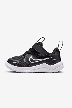 Nike COSMIC RUNNER (TD) HM4401 003 Unisex Çocuk Spor Ayakkabı Siyah Beyaz 19-30 