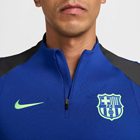 Nk Dri-Fit Fc Barcelona Strike Mavi Erkek Futbol Üstü