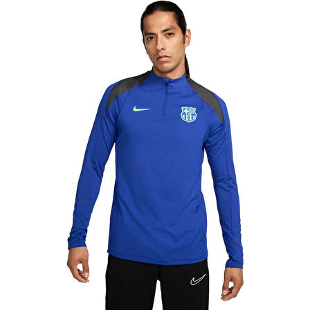Nk Dri-Fit Fc Barcelona Strike Mavi Erkek Futbol Üstü