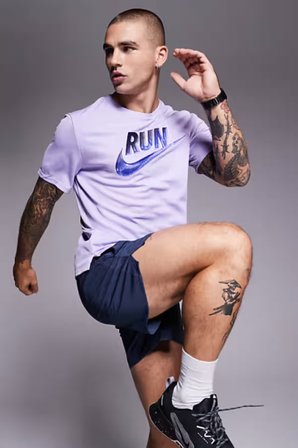 Nike Dri-Fit Run Energy Miler Ss Erkek Spor Tişört