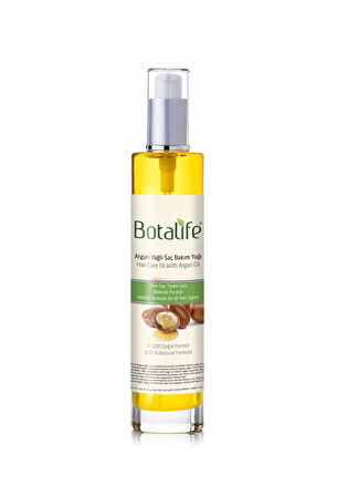 Botalife Saf ve Doğal Argan Yağlı Saç Bakım Yağı 100ml