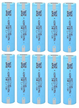 Aspilsan A28 Başlıksız Puntalı 3.7v 2900mah 25a Discharge Şarjlı 10 Adet