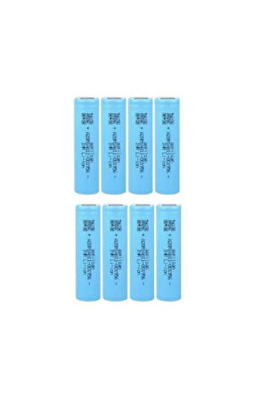 Aspilsan INR18650A28 3.7V 2900mAh 25A Discharge Şarjlı Li-ion Pil - 8 Adet set