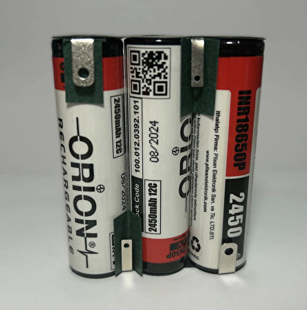 Orion 2450MAH 12V 8c 19.6A Yüksek Akım Destekli - Güçlü Matkap Pili 3s Li-Ion Şarjlı Pil Grubu