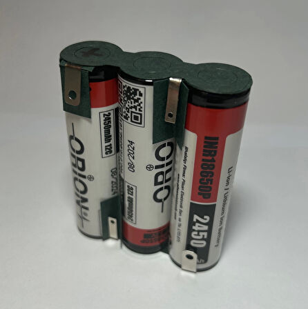 Orion 2450MAH 12V 8c 19.6A Yüksek Akım Destekli - Güçlü Matkap Pili 3s Li-Ion Şarjlı Pil Grubu