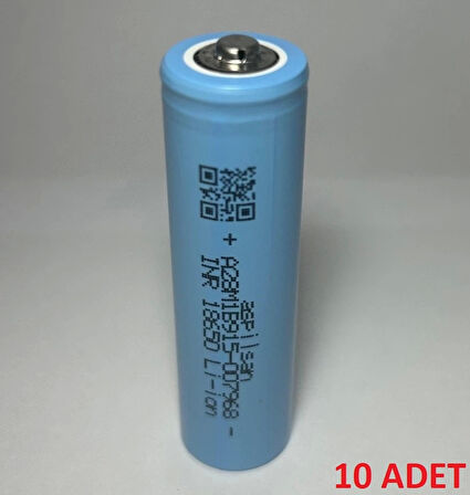 Aspilsan Başlı 18650 Li-Ion Pil 3.7V 2900mAh INR18650A28 - 10 Adet