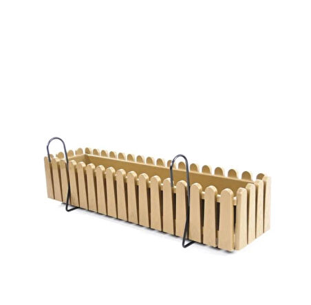 Omnipazar SO-İB03 Askılı Balkon Saksı Takım 14 lt Gold 6 Adet