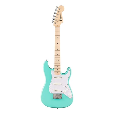 Squier Mini Stratocaster Akçaağaç Klavye Sea Foam Green Elektro Gitar