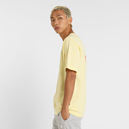 New Balance Athletics Tennis Cartoon Erkek Sarı T-Shirt