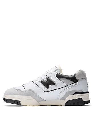 New Balance 550 BB550GWB-NB Lifestyle Men Shoes Beyaz - Siyah Deri Erkek Lifestyle Ayakkabı