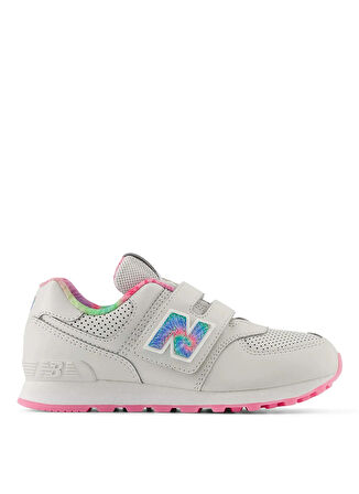 New Balance Beyaz Kız Çocuk Yürüyüş Ayakkabısı 574 PV574KL-NB Lifestyle Pre-School