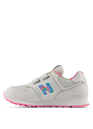 New Balance Beyaz Kız Çocuk Yürüyüş Ayakkabısı 574 PV574KL-NB Lifestyle Pre-School