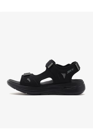 SKECHERS GO WALK ARCH FİT SANDAL-MİSSİON İİ SİYAH SANDALET 229064 BLK