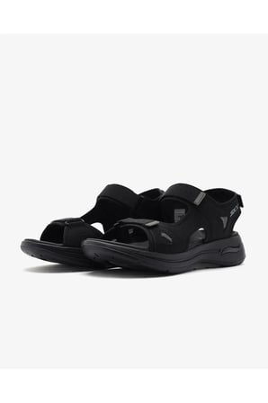 SKECHERS GO WALK ARCH FİT SANDAL-MİSSİON İİ SİYAH SANDALET 229064 BLK