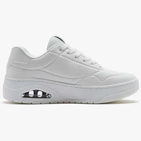 Skechers  UNO COURT Erkek Beyaz Spor Ayakkabı 183145-WHT