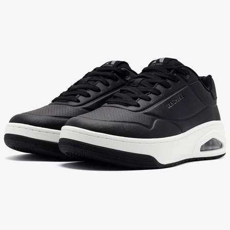 Skechers  UNO COURT Erkek Siyah Spor Ayakkabı 183145-BLK
