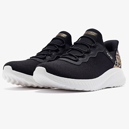 Skechers Siyah Kadın BOBS SQUAD CHAOS Spor Ayakkabı 117499-BLK
