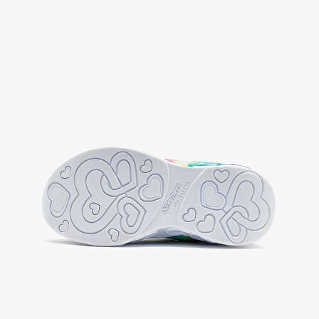 Kız Çocuk - Genç Sneaker ( Günlük) 303755L BKMT Skechers INFINITE HEART LIGHTS-ETERNAL SHIMMER Black/Multi