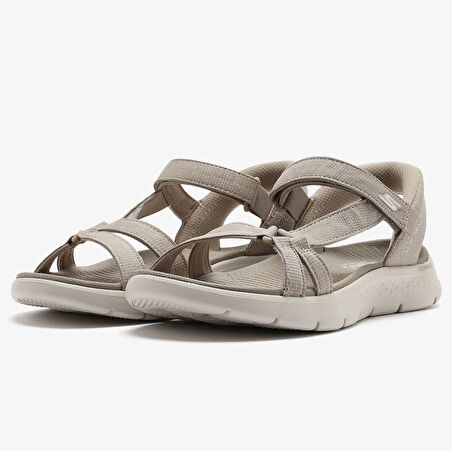 Skechers  GO WALK FLEX -ILLUMINATE Kadın Bej Sandalet 141481-TPE