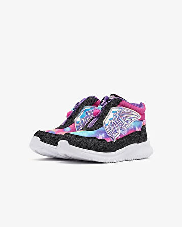 Skechers Jumpsters Kız Çocuk Siyah Işıklı Bot