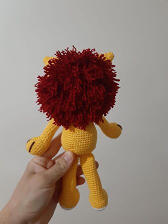 Amigurumi galatasaray aslan Çocuk oyuncağı