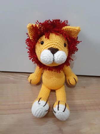 Amigurumi galatasaray aslan Çocuk oyuncağı