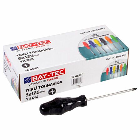 BAYTEC MK4481 TORNAVİDA YILDIZ 5x125 MM