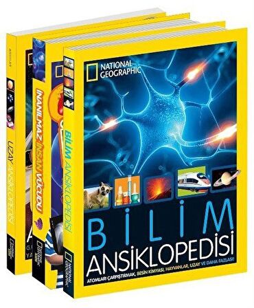 National Geographic Kids Bilim Ansiklopedi Seti (3 Kitap) / Kolektif