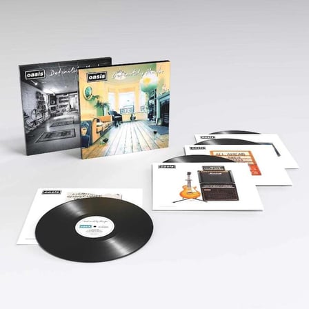 Oasis Definitely Maybe 30th Anniversary Edition 4'lü Plak Seti Rock Müzik