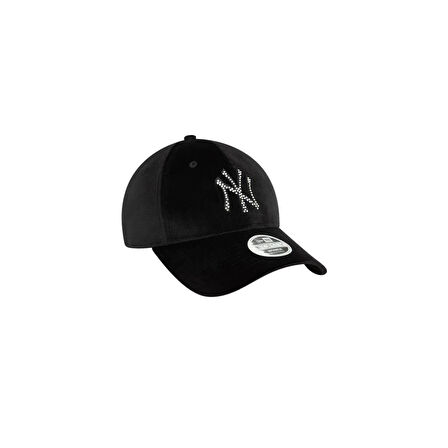 New Era Wmns Velour Diamante 9Forty Neyyan  Siyah Kadın Şapka