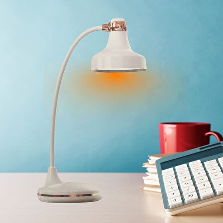 celikavm® Dokunmatik 3 Farklı LED Işıklı Çalışma Masası Üstü Lamba