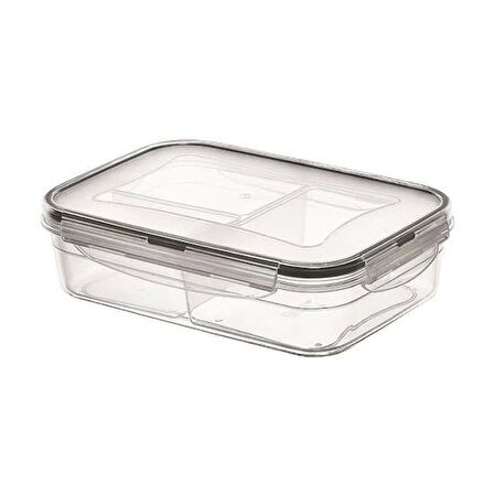 İpek Yıldızı® 3 Bölmeli Kilitli Kapaklı 1 Litre Erzak Saklama Kabı LC-510