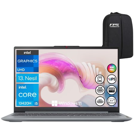 Ideapad Slim 3 I5-13420H 8gb Ram 512GB SSD 15,6" Fhd W11 83EM00C7TR Taşınabilir Bilgisayar