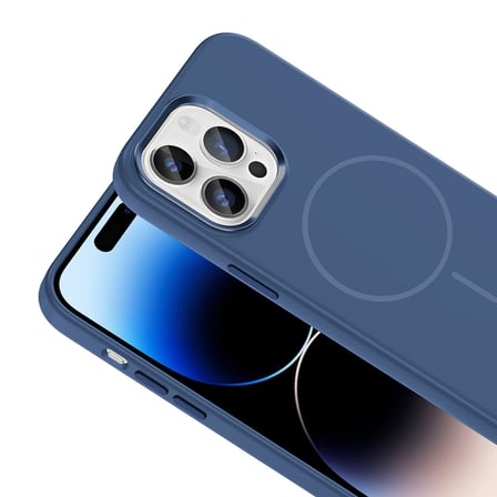Gpack iPhone 14 Pro Max uyumlu Kılıf Edi Silikon M-Safe Şarj Özellikli