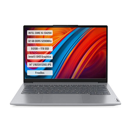 Lenovo TB G6 21KG00UCTR-05 i5-13420H 32GB 512GB+1TB SSD WUXGA 14" IPS FreeDos