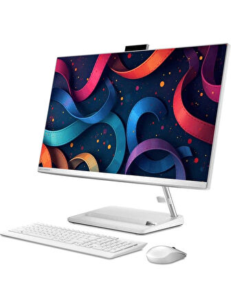 Lenovo Ideacentre 3 Intel Core i5 12450H 16GB 512GB SSD Windows 10 Pro 23.8" FHD All In One Bilgisayar F0GH01GBTRM1