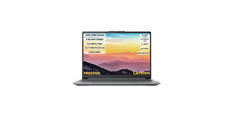 Lenovo Ideapad Slim 3 Intel Core i3 N305 8GB 512GB SSD Freedos 15.6" FHD 82XB00B4TX