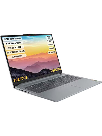 Lenovo Ideapad Slim 3 Intel Core i3 N305 8GB 512GB SSD Freedos 15.6" FHD 82XB00B4TX