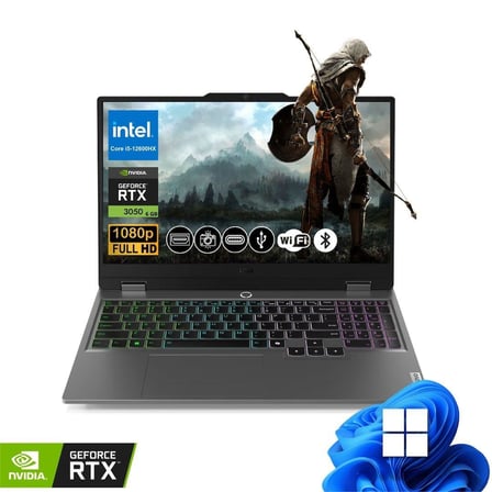 Lenovo LOQ Gaming Notebook i5-12600HX 32GB RAM 2TB SSD RTX3050 6GB 15.6" FHD 144Hz IPS Win11 Pro 83GS00P8TR ATL32